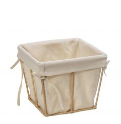Espiel Καλάθι Αποθήκευσης Υφασμάτινο Μπεζ 15x15x11,5 Εκ. Κωδικός: AMN116
