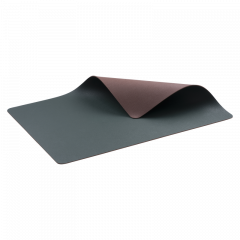 Bitz Σουπλά PVC Διπλής Όψης Σετ 4 Τμχ 46x33 Εκ. - Green/Dark Brown