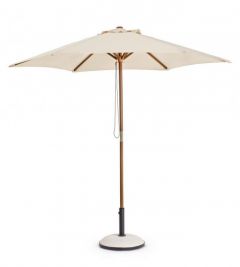 Bizzotto Syros Ομπρέλα Κήπου Με Αεραγωγό Natural Ø250x227