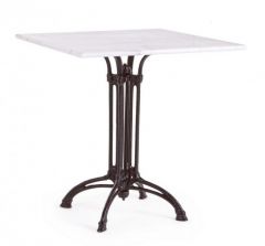 Bizzotto Loren Βοηθητικό Τραπέζι Μεταλλικό/Μαρμάρινο 70x70x71