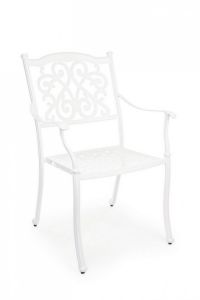 Bizzotto Ivrea Καρέκλα Εξωτερικού Χώρου Λευκή 65x60x92