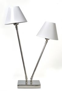 ZAROS ΔΙΦΩΤΟ ΕΠΙΤΡΑΠΕΖΙΟ ΦΩΤΙΣΤΙΚΟ ΜΕΤΑΛΛΙΚΟ ΛΕΥΚΟ 65 ΕΚ. ΚΩΔΙΚΟΣ: BR460