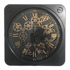 Bizzotto Engrenage Ρολόι Τοίχου Με Γρανάζια 49,5x7,5x49,5 Κωδικός: 0181980