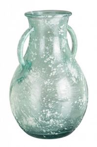 Bizzotto Arleen Αμφορέας Γυάλινος Αντικέ Πράσινος 20x20x32