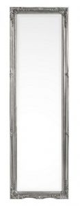 Bizzotto Miro Καθρέπτης Τοίχου Ξύλινος Ασημί 36x3x126