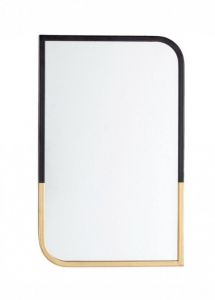 Bizzotto Reflix Καθρέπτης Τοίχου Μεταλλικός Μαύρος 35x3x55