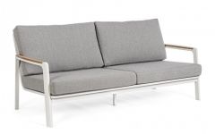 Bizzotto Jalisco Διθέσιος Καναπές Εξωτερικού Χώρου Λευκός 192x87x86