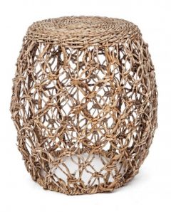 Bizzotto Amelina Σκαμπώ Πλεκτό Natural 30x30x50