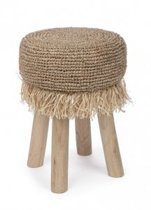 Bizzotto Florinda Σκαμπώ Sisal Natural 35x35x45 Κωδικός: 0680553