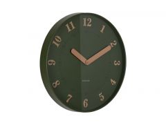 Karlsson Amena Ρολόι Τοίχου Πλαστικό Ø40x4 I Luxury Green