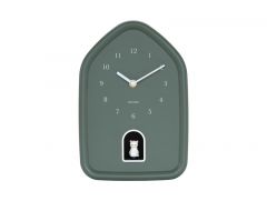 Karlsson Modern Kitty Ρολόι Τοίχου Polystyrene 20x7,5x29,1 I Jungle Green