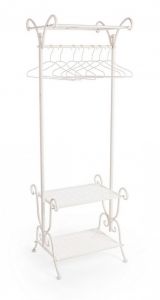 Bizzotto Emily Επιδαπέδια Κρεμάστρα Ρούχων Μεταλλική Αντικέ Εκρού 55x46x170