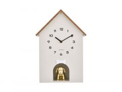 Karlsson Dog House Ρολόι Τοίχου Polystyrene 26,5x11,5x36,5 I Warm Grey