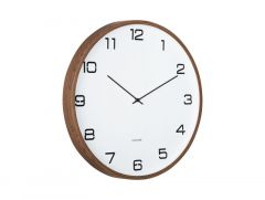 Karlsson Delicado Large Ρολόι Τοίχου Πλαστικό Ø50,8x4,9 I White