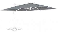 Bizzotto Ines Ανταλλακτικό Πανί Ομπρέλας Κήπου Υφασμάτινο Σκούρο Γκρι 400x400