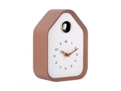 Karlsson Reina Cuckoo Ρολόι Τοίχου/Επιτραπέζιο Abs 14,4x7,4x20,4 I Mocha Brown