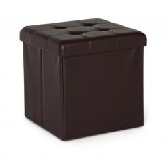 Bizzotto Magda Κουτί/Σκαμπώ Pu Καφέ 38x38x38