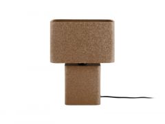 Leitmotiv Boaz Recto Επιτραπέζιο Φωτιστικό Μεταλλικό Ø21x30 I Mocha Brown