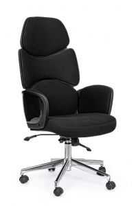 Bizzotto Armstrong Καρέκλα Γραφείου Υφασμάτινη Μαύρη 64x69x128