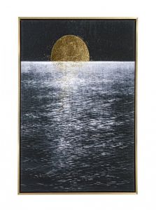 Bizzotto Bold Πίνακας Σε Καμβά Χρυσός/Μαύρος 62,6x4,3x92,6