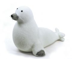 Zaros Χριστουγεννιάτικη Φώκια Λευκή 41 Εκ. Κωδικός: SU170