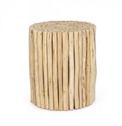 Bizzotto Guadalupe Ξύλινο Τραπεζάκι 35x35x40