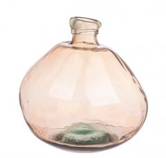 Bizzotto Loopy Βάζο Γυάλινο Ροζ Ø31,5x32