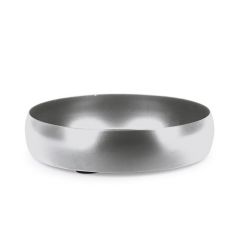 Bizzotto Mythri Διακοσμητικός Δίσκος Μεταλλικός Ασημί Ø23x5 Εκ.