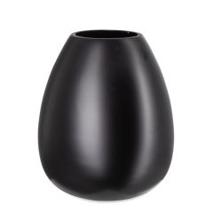 Bizzotto Mythri Βάζο Μεταλλικό Μαύρο Ø20x24 Εκ.