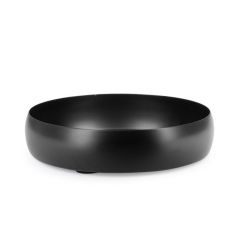 Bizzotto Mythri Διακοσμητικός Δίσκος Μεταλλικός Μαύρος Ø23x5 Εκ.