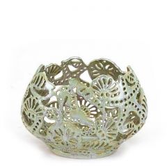 ZAROS ΚΕΡΑΜΙΚΟ ΒΑΖΟ "SEA" ΠΕΡΛΕ ΤΥΡΚΟΥΑΖ 27Χ25,5Χ19 ΚΩΔΙΚΟΣ: CT312