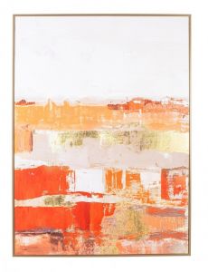 Bizzotto Gallery Πίνακας Σε Καμβά Πορτοκαλί/Χρυσός 90x3,2x120