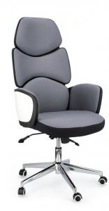 Bizzotto Armstrong Καρέκλα Γραφείου Υφασμάτινη Σκούρα Γκρι 64x69x128