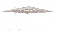 Bizzotto Aries Ανταλλακτικό Πανί Ομπρέλας Κήπου Υφασμάτινο Μπεζ 400x400