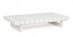 Bizzotto Infinity Τραπέζι Σαλονιού Εξωτερικού Χώρου Λευκό 126x73,5x24