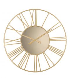 Bizzotto Ticking Ρολόι Τοίχου Μεταλλικό Χρυσό Ø60
