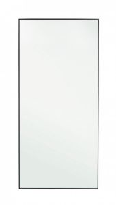 Bizzotto Universe Καθρέπτης Τοίχου Μεταλλικός Μαύρος 80x1,5x170