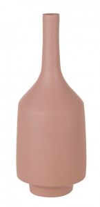 Bizzotto Kothon Διακοσμητικό Μπουκάλι Αλουμινίου Ροζ Ø12x29,5