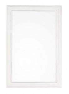 Bizzotto Sanzio Καθρέπτης Τοίχου Ξύλινος Λευκός 60x3x90