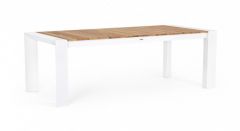 Bizzotto Cameron Επεκτεινόμενο Τραπέζι Εξωτερικού Χώρου Λευκό 228-294x100x75