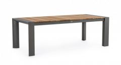 Bizzotto Cameron Επεκτεινόμενο Τραπέζι Εξωτερικού Χώρου Ανθρακί 228-294x100x75