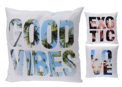 ZAROS ΜΑΞΙΛΑΡΙ ΥΦΑΣΜΑΤΙΝΟ ΛΕΥΚΟ 3 ΣΧΕΔΙΑ 45X45 ΚΩΔΙΚΟΣ: HM383