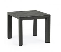Bizzotto Cruise Βοηθητικό Τραπέζι Εξωτερικού Χώρου Ανθρακί 40x40x35