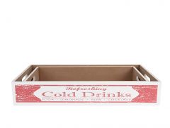 ZAROS ΔΙΣΚΟΣ ΛΕΥΚΟ/ΚΟΚΚΙΝΟ ΣΕΤ 2 ΤΕΜΑΧΙΩΝ "Cold Drinks" 48Χ30 ΚΩΔΙΚΟΣ: HM441