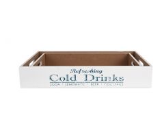 ZAROS ΔΙΣΚΟΣ ΛΕΥΚΟ/ΜΠΛΕ ΣΕΤ 2 ΤΕΜΑΧΙΩΝ "Cold Drinks" 48Χ30 ΚΩΔΙΚΟΣ: HM442