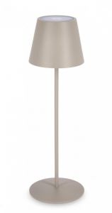 Bizzotto Etna Επιτραπέζιο Φωτιστικό Εξωτερικού Χώρου Led Μεταλλικό Γκρι Καφέ Ø12x38