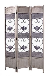 ZAROS ΠΑΡΑΒΑΝ VINTAGE ΞΥΛΟ & ΜΕΤΑΛΛΟ 120Χ2Χ180 ΚΩΔΙΚΟΣ: HT370