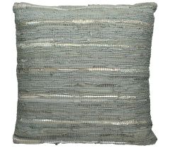 ZAROS ΜΑΞΙΛΑΡΙ ΑΠΟ ΔΕΡΜΑΤΙΝΟ ΚΙΛΙΜΙ ΓΚΡΙ 60x60 ΚΩΔΙΚΟΣ: WER-5477