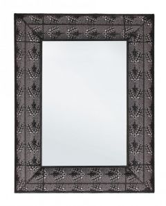 Bizzotto Larjam Καθρέπτης Τοίχου Μεταλλικός Μαύρος 70x6,5x90,5