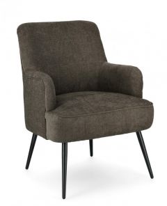 Bizzotto Ernestine Πολυθρόνα Υφασμάτινη Λαδί 60x67x79